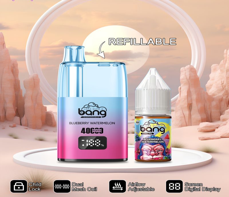 最新Bang Refillable 40000註油主機 新款電子煙主機 小煙主機 可重復註油 原機配帶煙油 時尚外觀|煙潮商城