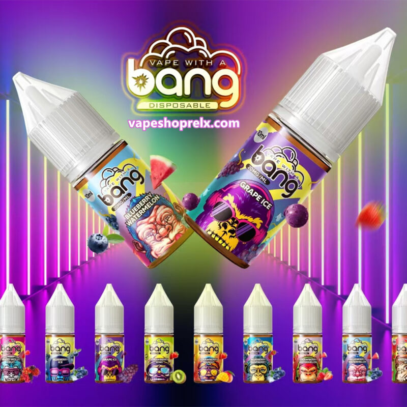 Bang 煙油 小煙煙油 電子煙煙油 10ML/20mg 多重口味可選 兼容各種開放式電子煙主機|煙潮商城