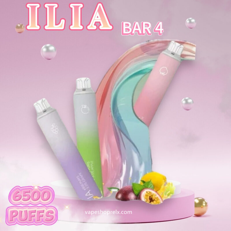 ILIA BAR 4 6500口一次性電子煙/拋棄式/哩啞4代/持久電量 24H發貨|煙潮商城