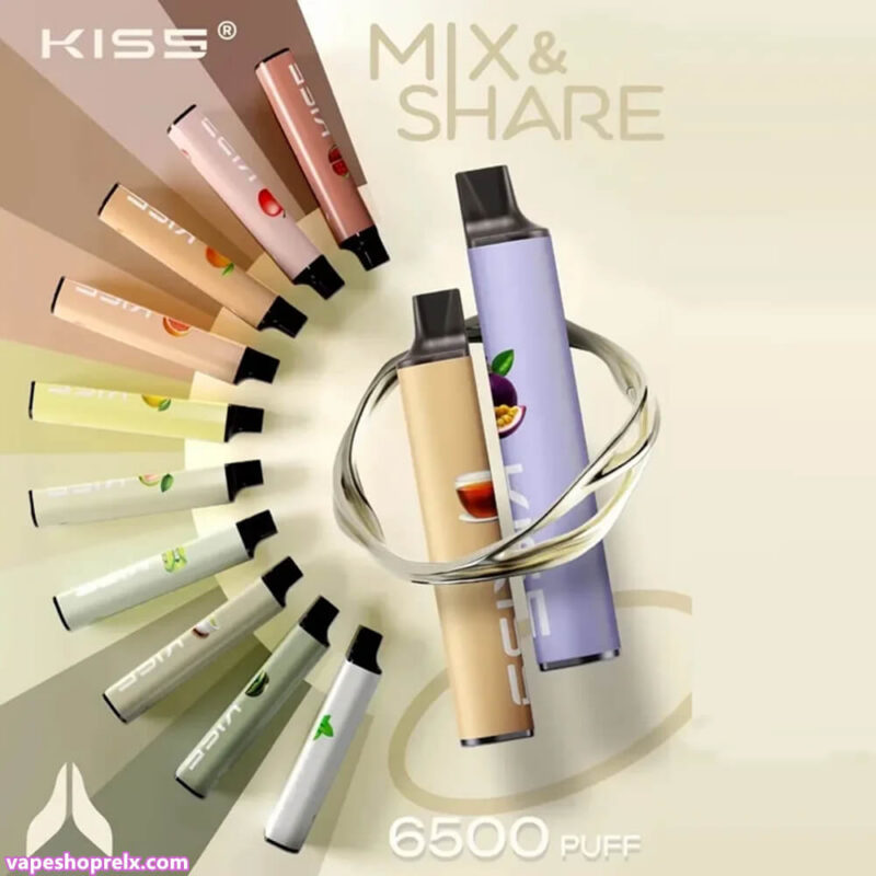 Kis5 6500 Puffs拋棄式電子煙 鎧斯5號一次性電子煙 K65 MIX&SHARE 台灣現貨|煙潮商城