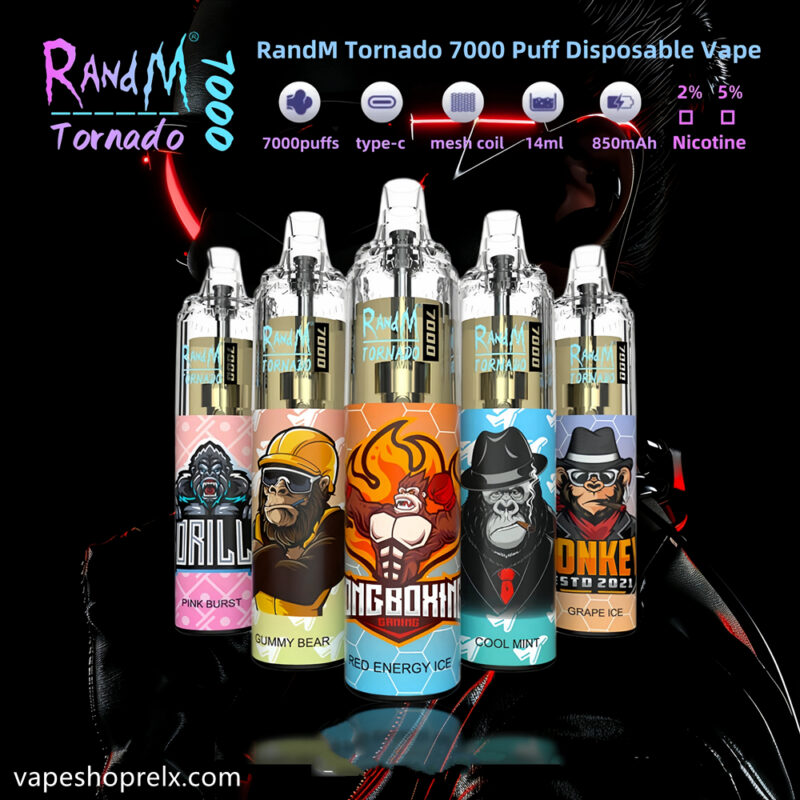 RandM 7000 Puffs 龍捲風一次性電子煙/拋棄式電子煙/歐美爆款|煙潮商城