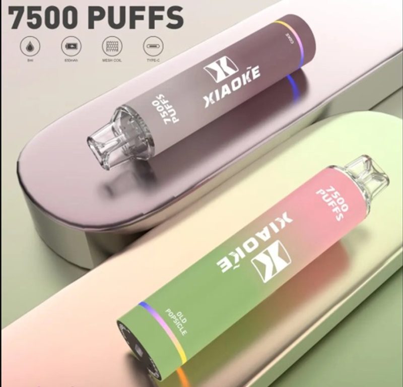 xiaoke 7500 puffs拋棄式電子煙 梟客一次性電子煙 大容量拋棄式煙桿 台灣現貨|煙潮商城