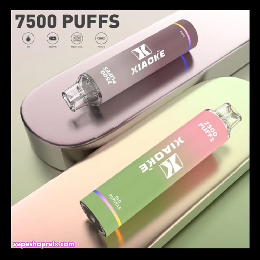 xiaoke 7500 puffs拋棄式電子煙 梟客一次性電子煙 大容量拋棄式煙桿 台灣現貨|煙潮商城