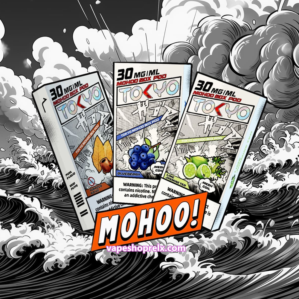 東京魔盒煙彈 TOKYO MOHOO BOX煙彈 買三盒加100送主機 台灣電子煙批發|煙潮商城